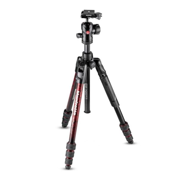 Manfrotto MKBFRTA4RD-BH Befree Advanced Aluminum Travel Tripod twist red, ball head