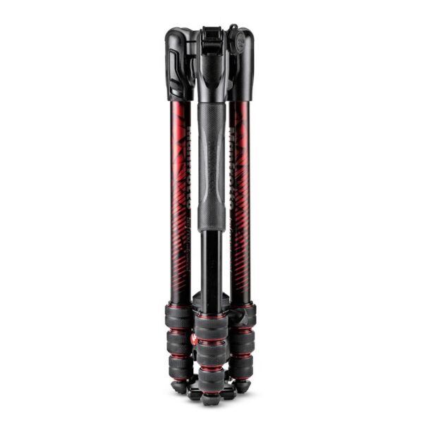 Manfrotto MKBFRTA4RD-BH Befree Advanced Aluminum Travel Tripod twist red, ball head - Image 2