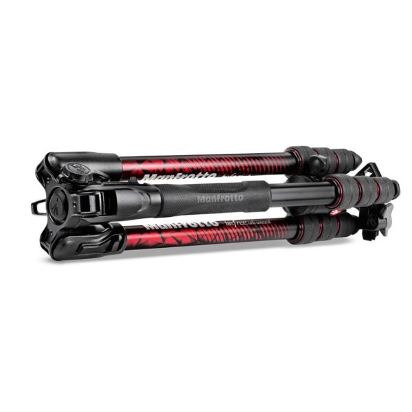 Manfrotto MKBFRTA4RD-BH Befree Advanced Aluminum Travel Tripod twist red, ball head - Image 6