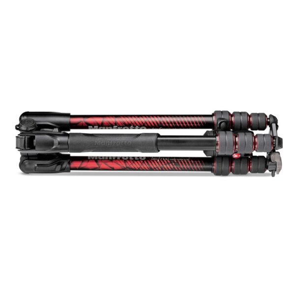 Manfrotto MKBFRTA4RD-BH Befree Advanced Aluminum Travel Tripod twist red, ball head - Image 4