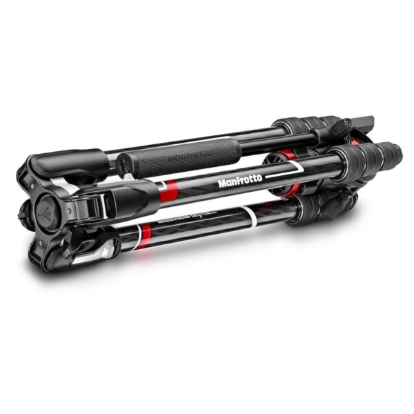 Manfrotto Tripod Kit Befree Live CF Twst 40/150cm 4kg Payload Inc MVH400AH and Bag - Image 3
