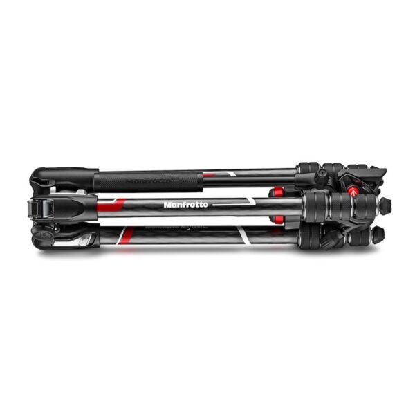 Manfrotto Tripod Kit Befree Live CF Twst 40/150cm 4kg Payload Inc MVH400AH and Bag - Image 7
