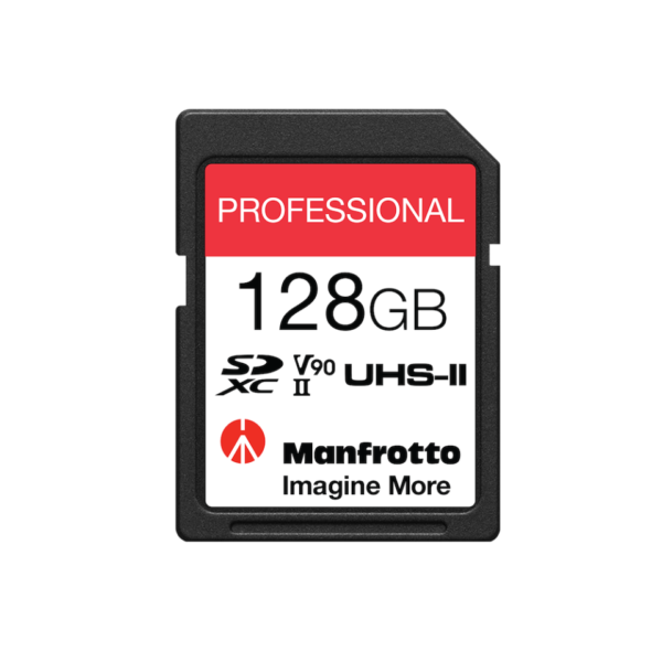 Manfrotto MANPROSD128 Professional 128GB, UHS-II, V90, U3 280MB/s SDXC Memory Card