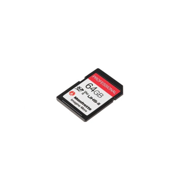 Manfrotto MANPROSD64 Professional 64GB, UHS-II, V90, U3 280MB/s SDXC Memory Card - Image 5