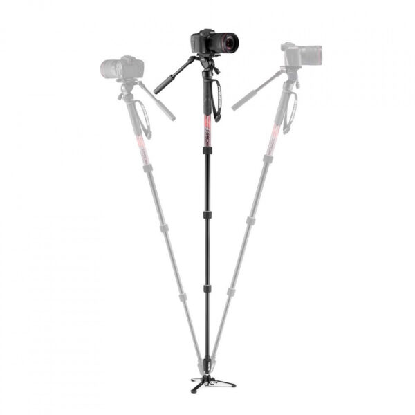 Manfrotto MVMELMIIA4LIVE Element MII Video Monopod Aluminium Kit with Fluid Head - Image 3