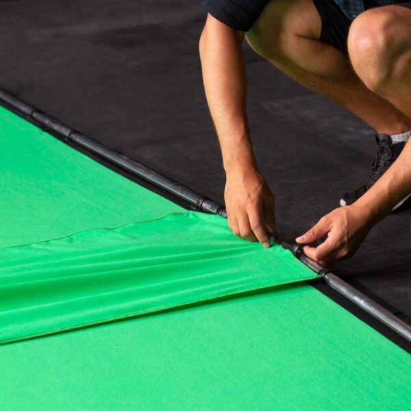 StudioLink Chroma Key Green Screen Kit 3 x 3m - LL LR83350