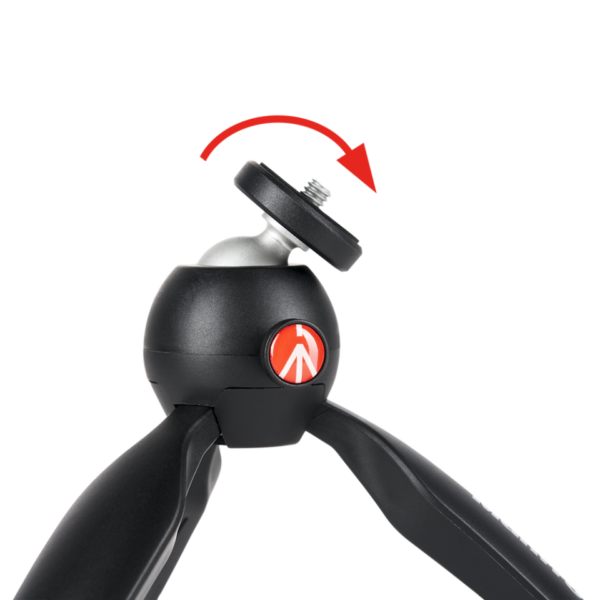 Manfrotto MTPIXIMII-B PIXI Mini Tripod, black (Made in Italy) - Image 3