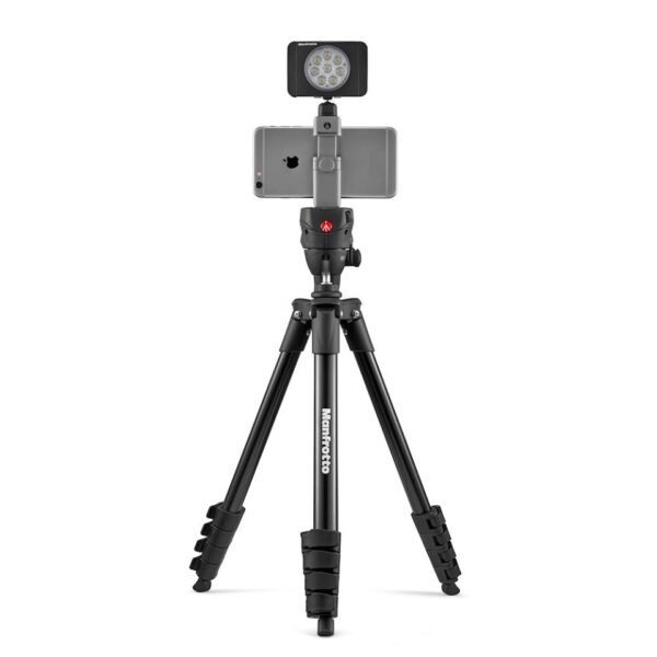 Manfrotto Clamp TwistGrip for SmartPhone universal Smart Phone Holder Cold Shoe and 1/4in Mount - Image 3