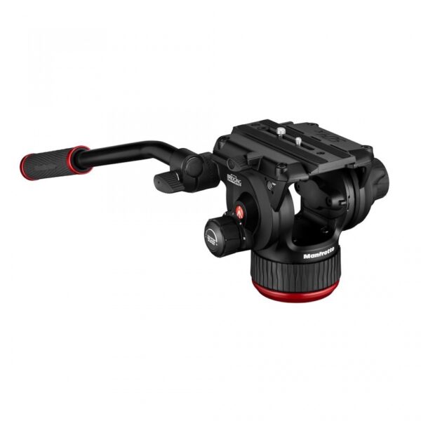 Manfrotto Head Fluid Video 504X 12Kg payload flat base 4 steps CBS 0-2.2-4.4-6.5 kg
