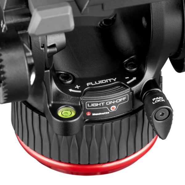 Manfrotto Head Fluid Video 504X 12Kg payload flat base 4 steps CBS 0-2.2-4.4-6.5 kg - Image 4
