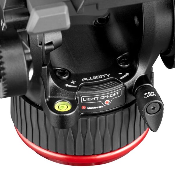 Manfrotto Head Fluid Video 504X 12Kg payload flat base 4 steps CBS 0-2.2-4.4-6.5 kg - Image 8