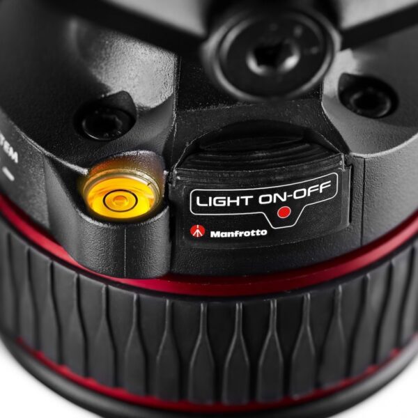 Manfrotto Head Video Fluid Nitrotech 612 4-12kg Cont Counterbalance Flat base QR Plate 504PLONGRL - Image 9