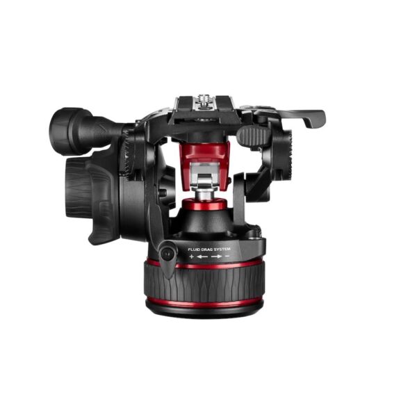 Manfrotto Head Video Fluid Nitrotech 612 4-12kg Cont Counterbalance Flat base QR Plate 504PLONGRL - Image 4