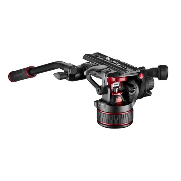 Manfrotto Head Video Fluid Nitrotech 612 4-12kg Cont Counterbalance Flat base QR Plate 504PLONGRL - Image 6