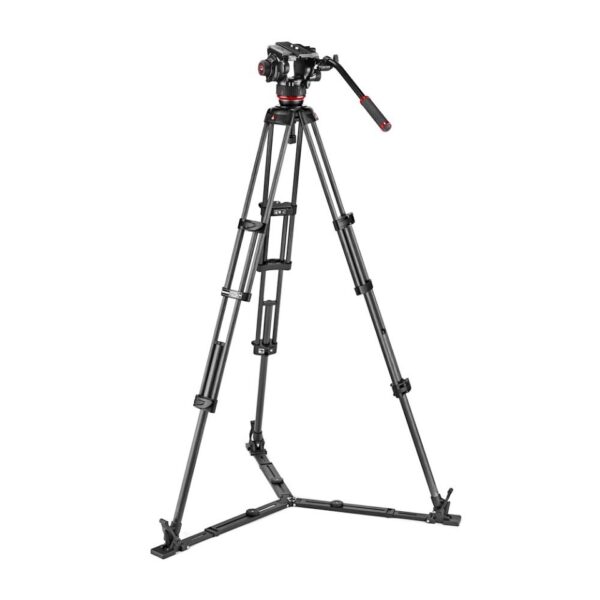 Manfrotto MVK504XTWINGC 504X Fluid Video Head with CF Twin leg tripod GS - Image 2