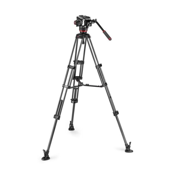 Manfrotto Kit Vid CF Twin MS and 504X 4steps CBS 12Kg Payload incl 75mm ball and bag - Image 2