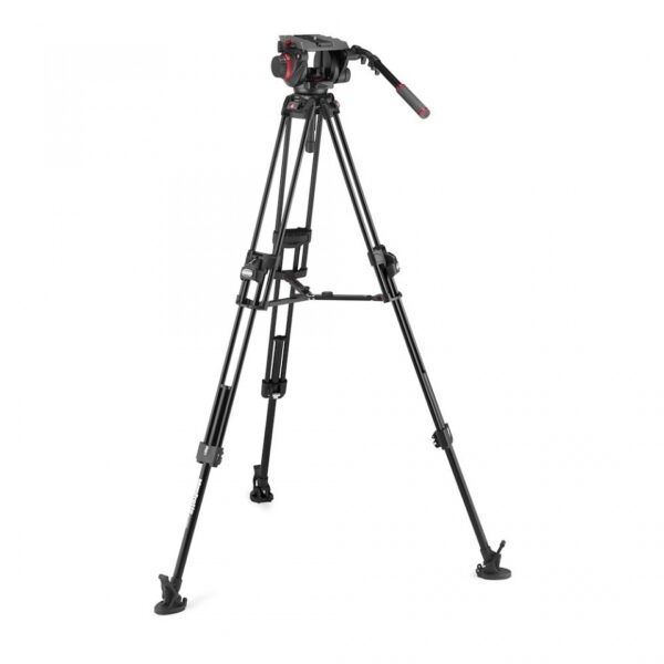 Manfrotto MVK509TWINFA Manfrotto 509 Pro Video Head with 645 Fast Twin Alu Tripod