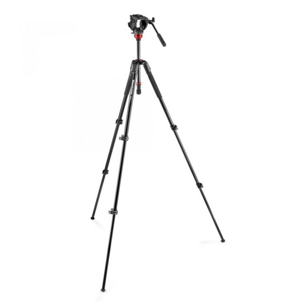 Manfrotto Kit Video 190XV + MVH500AH 50-173cm 5kg Payload 2.4kg CB Inc leveling column - Image 3