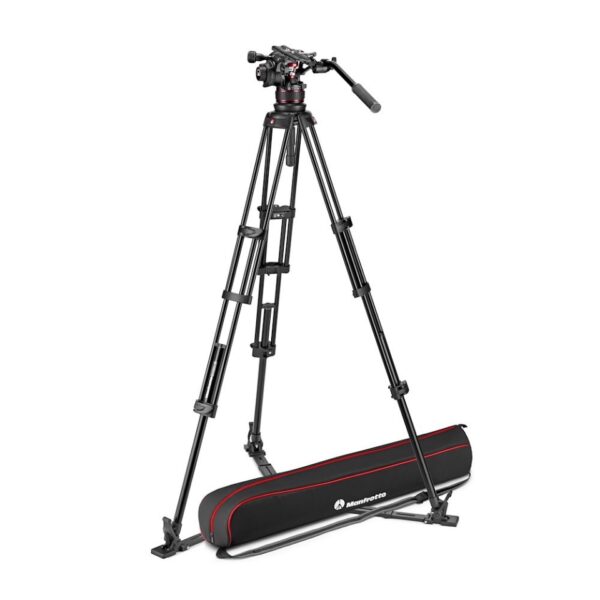 Manfrotto MVK612TWINGA Nitrotech 612 video head, alu twin leg tripod gs
