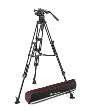 Manfrotto MVK612TWINMA Nitrotech 612 video head, alu twin leg tripod ms