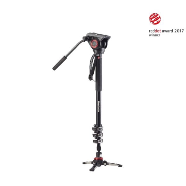 Manfrotto Monopod Video XPRO w MVH500 78/203cm 5kg Payload 5S Alu Plate 500PLONG