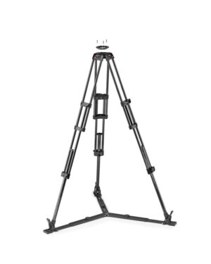 Manfrotto MVTTWINGC CF Twin leg with ground spreader video tripod 100/75mm bowl