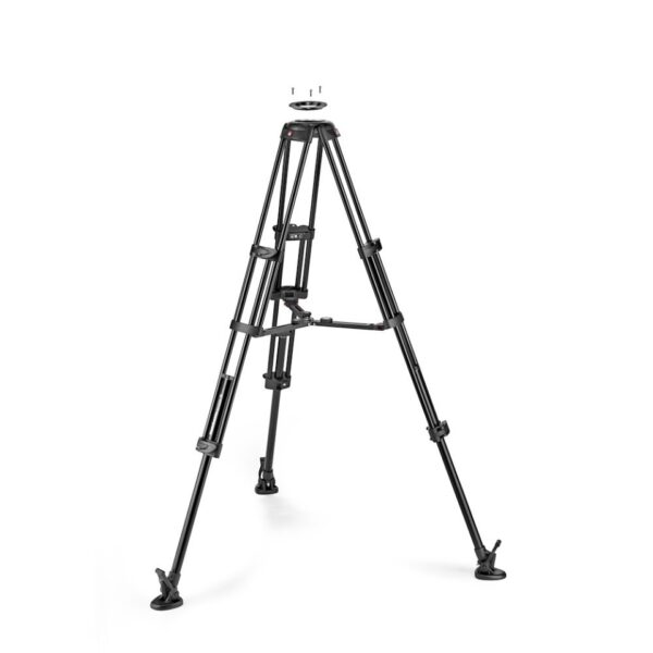 Manfrotto Tripod Video Twin Leg Alu Mid 58.5-153cm 25kg Payload 100mm Bowl and 75mm adapter