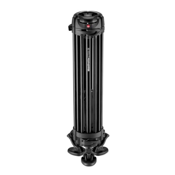 Manfrotto Tripod Video Twin Leg Alu Mid 58.5-153cm 25kg Payload 100mm Bowl and 75mm adapter - Image 2