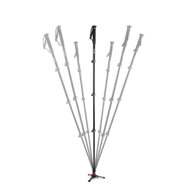 Manfrotto Monopod Video XPRO No Head 68/192cm 8kg Payload 4S Alu 1/4 & 3/8'' thread on top - Image 3