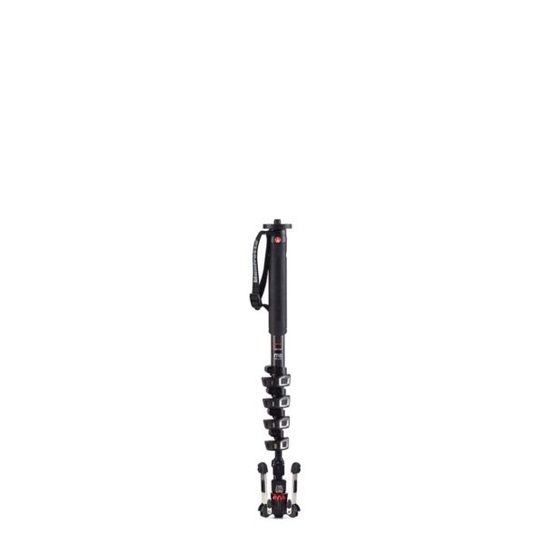 Manfrotto Monopod Video XPRO CF 5 Sec 188cm 5kg payload with Fluidtech base - Image 2