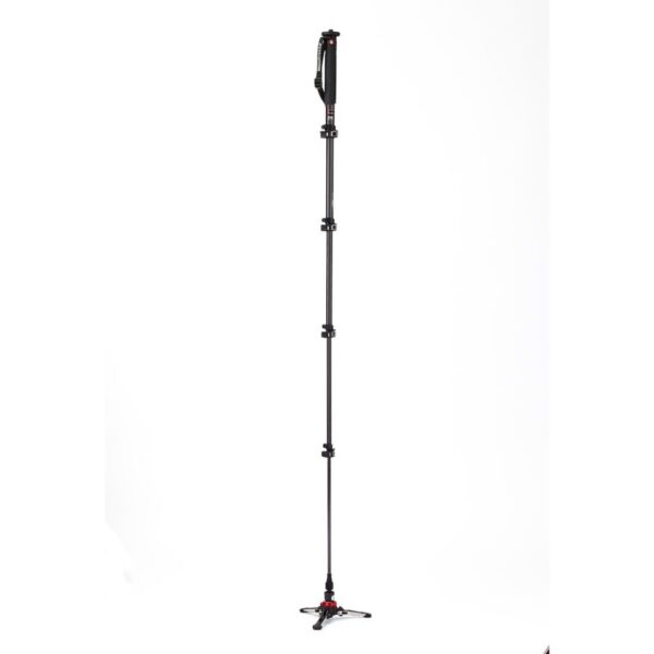 Manfrotto Monopod Video XPRO CF 5 Sec 188cm 5kg payload with Fluidtech base - Image 4