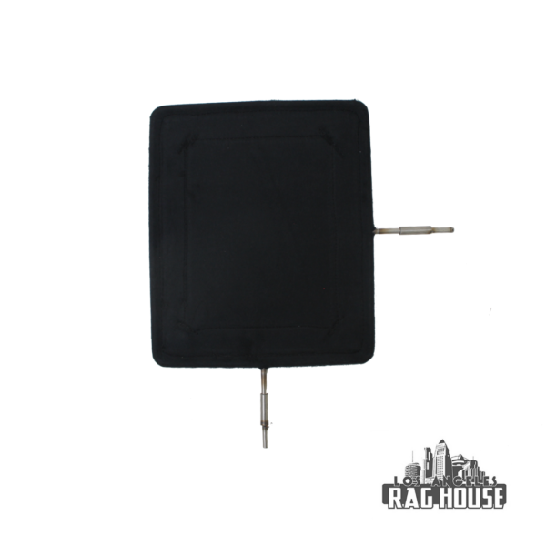LARH Postage Stamp Solid Black 10″ X 12″