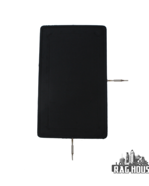 LARH Postage Stamp Solid Black 12″ X 20″