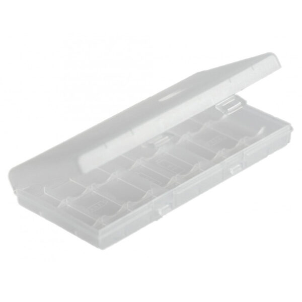 Maha 8-cell AA or AAA Battery Storage Case