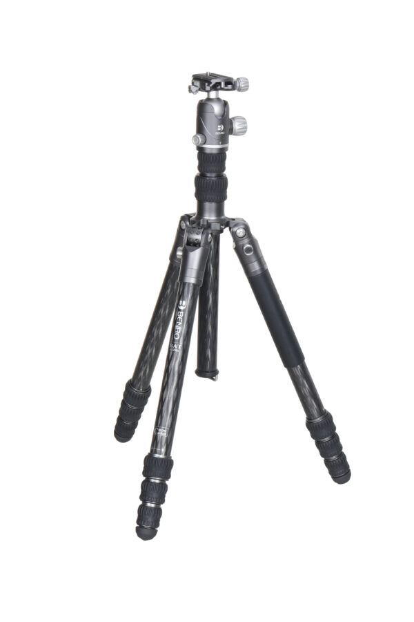 Benro Bat 24C with VX25 Ball Head, Carbon Fibre, 4 Section, Photo Tripod Kit