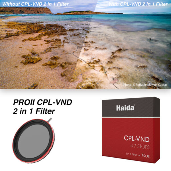 Haida PROII CPL + Variable ND 2-In-1 Filter, 77mm, 3-7 Stop - Image 11