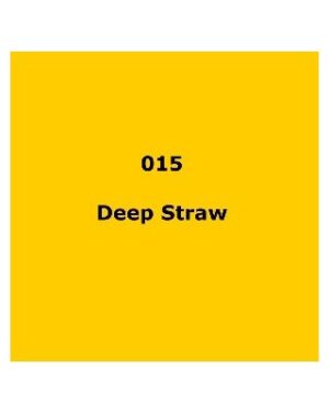 Rosco E-Colour Gel Roll 015 Deep Straw 1.2m x 7.6m