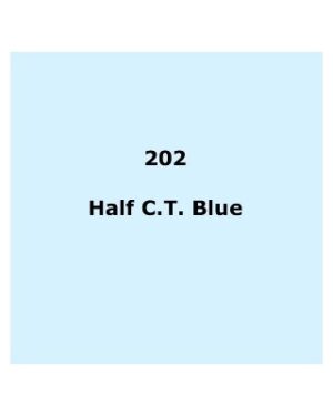 Rosco E-Colour Gel Sheet 202 1/2 CT Blue (CTB) 1.2m x 53cm