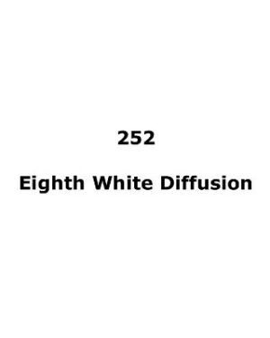 Rosco E-Colour Gel Sheet 252 1/8 White Diffusion 1.2m x 53cm
