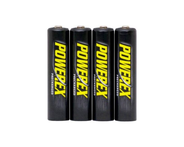 Maha Powerex Precharged AAA 1000 mAh batteries, 4pack with case