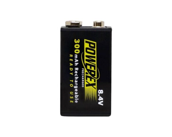 Maha Powerex Precharged 9V Rechargeable Battery 8.4V 300mAh