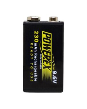 Maha Powerex Precharged 9V 9.6V 230mAh rechargeable battery