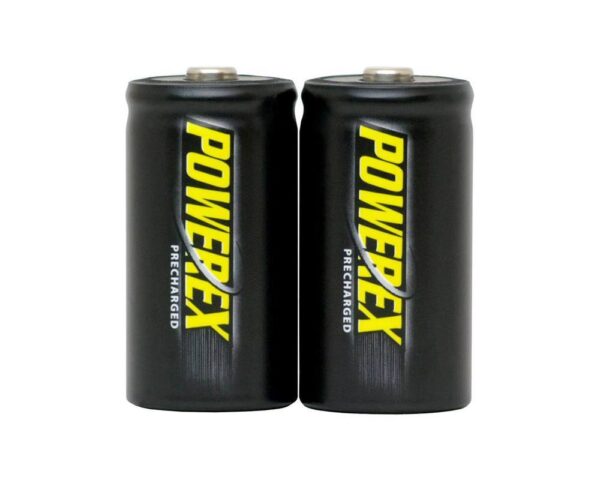 Maha Powerex Precharged C cell 5000 mAh 2 pack batteries