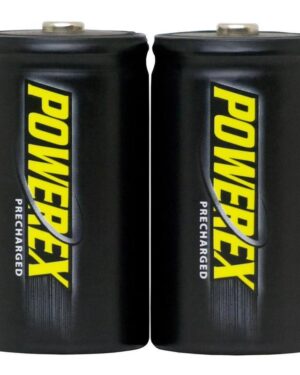 Maha Powerex Precharged D cell 10,000 mAh 2 pack batteries