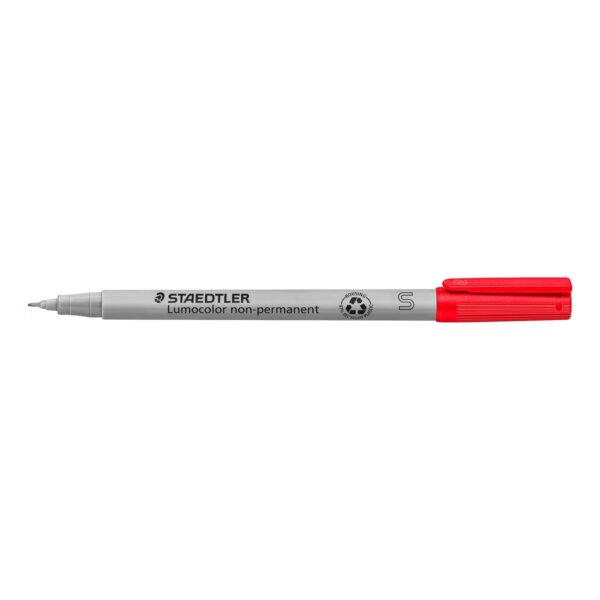 Staedtler 311-2 Lumocolour Pen Non-Permanent Superfine Red