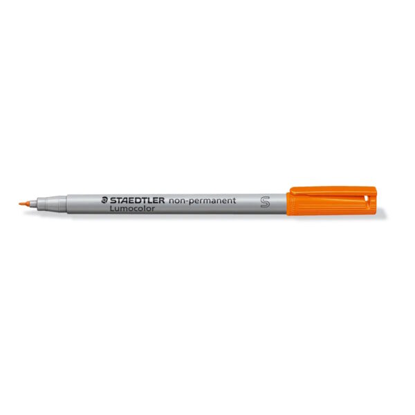 Staedtler 311-4 Lumocolour Pen Non-Permanent Superfine Orange