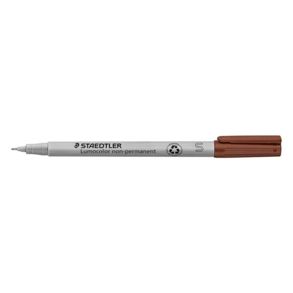 Staedtler 311-7 Lumocolour Pen Non-Permanent Superfine Brown