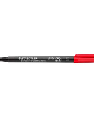 Staedtler 313-2 Lumocolour Pen Permanent Superfine Red