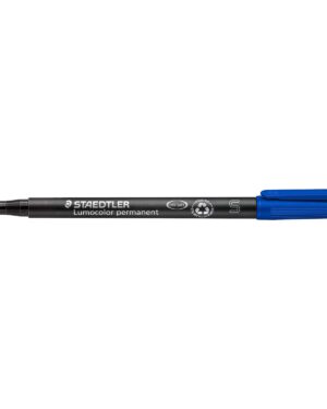 Staedtler 313-3 Lumocolour Pen Permanent Superfine Blue