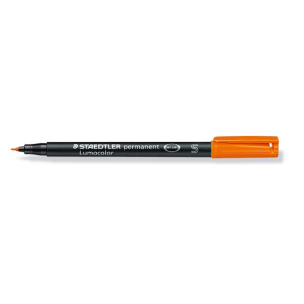 Staedtler 313-4 Lumocolour Pen Permanent Superfine Orange